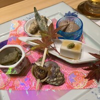 すし 福寿 - 前菜5点