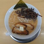 森本拉麺堂 - とんこつソルト炙りバター乗せ2023/10/01