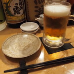 居酒屋ふらっと - 乾杯のビール