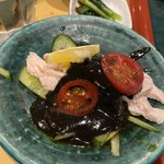 アジアンテーブル モンカイ - 黒ゴマ蒸し鶏