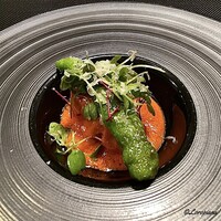 DADA - 真鱈と完熟パプリカのフリッカセと万願寺唐辛子