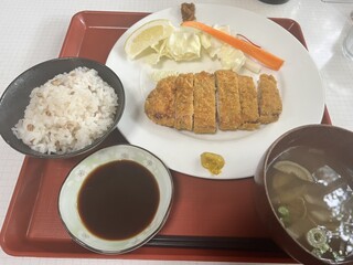 フレスガッセ - ハムカツ定食