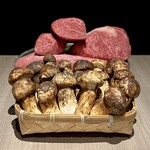 うし松 - 本日のお肉と松茸