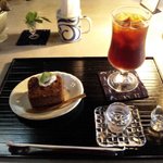 蔵のギャラリー喫茶結花 - ケーキセット