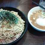 昌平ラーメン - つけ麺＋半熟塩玉