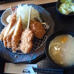 Katsutoku - 海鮮ヒレカツ定食1540円
