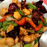 中国料理 五十番 - 鶏肉の辛炒め