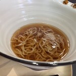 麺屋 澄々 - 琥珀かけそば（醤油）