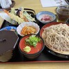 やまびこ食堂 - 料理写真:そばセット天ぷら付き 1,400円