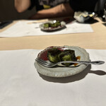 恵比寿 鮨 おぎ乃 - 抹茶のわらび餅