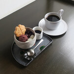 シャムロックカフェ - ◆自家製抹茶あんみつ◆