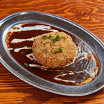 Special demi-glace minced meat cutlet