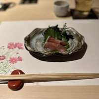 恵比寿 鮨 おぎ乃 - ブリの御造り
