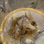 鉄板焼 但馬 - 鯛と松茸の包み焼き