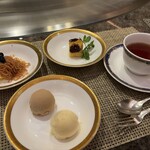 鉄板焼 但馬 - デザートと紅茶