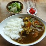 バジルチキンカレー