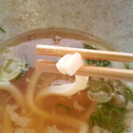 西端手打 上戸うどん - 綺麗なエッジが。