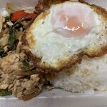 さいとう食堂 - 【ガパオライス】鶏ひき肉のガパオ。