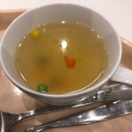 レストランカフェ・地球こうさてん - スープは普通、普通に美味いっす