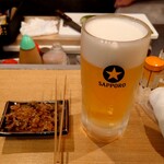 三政 - 生ビール：650円 (2023/7)
