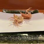 栗天 - 料理写真:海老の手