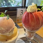 桃の農家カフェ ラペスカ - 