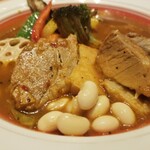 Rojiura Curry SAMURAI． - 豚角煮と野菜