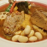 Rojiura Curry SAMURAI. - 豚角煮と野菜