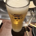 Okonomi Life KAGITA - ビール、グラスがよく冷えています。