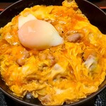 ちゃりや - 親子丼大盛　卵乗せてみた