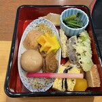 Kappou Kabayaki Daikanrou - 「重ね鰻弁当」の副菜