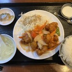 味仙 - 酢豚定食870円