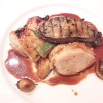 レストラン・ル・シャ・ボテ - 鳥取県産ダイセン鳥の自家製スモーク、アピオス添え