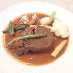 レストラン・ル・シャ・ボテ - 青森県産和牛のシチュー　アピオス添え