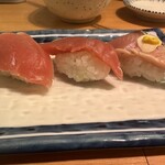 赤酢 謹賀 - まぐろ赤身とハガツオ