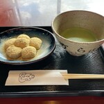 五十鈴茶屋 - 和洋菓子とお飲み物のセット¥1,000