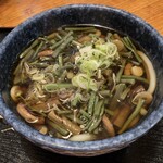 江戸そば 梅の木 - 山菜うどん