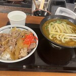 いぶきうどん - カレーうどんと牛丼