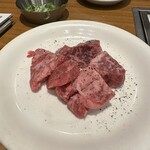 焼肉やまちゃん - やまちゃんステーキ切り落とし　1100円