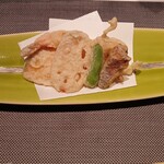 Ouminiku Komakichi - 松茸、海老など天ぷら