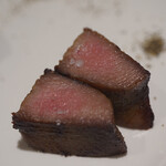 焼肉木村 - 厚切りタン味噌漬け