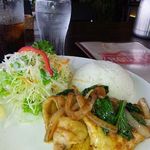 ROUTE59 - しょうが焼きプレート　900円(税込：スープ付き)