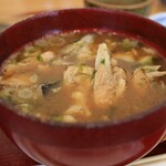 炭火焼き魚弁当 すみさわ - あら汁