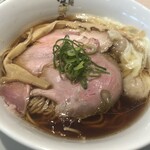 らぁ麺はやし田 - 醤油ワンタン麺