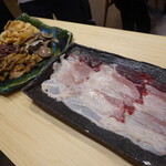 柚木元 - きのこ色々の熊鍋