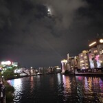 博多大砲ラーメン - 博多中洲の夜景