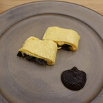 柚木元 - 香茸出汁巻き玉子、香茸ソース