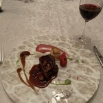 アンシャンテ - 牛フィレ肉のポアレ セップ香るポートワインのソース