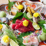 Wayoukyou Na Densuke - 季節ごとの旬な鮮魚のお造り盛り合せ