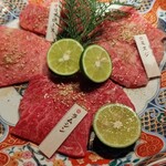 炭火焼肉 華やま - ４種盛合